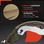 Brake Drums and Ceramic Brake Shoes for Ford Focus (2000–2011)