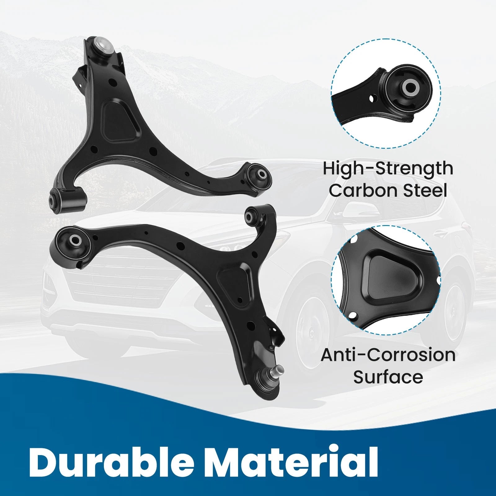 10Pc Control Arm Ball Joint for Hyundai Santa Fe Kia Sorento (2007-2013)