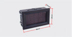 Red Blue LED Dual Digital Display Intercooler Supercharger Temp Gauge for Car