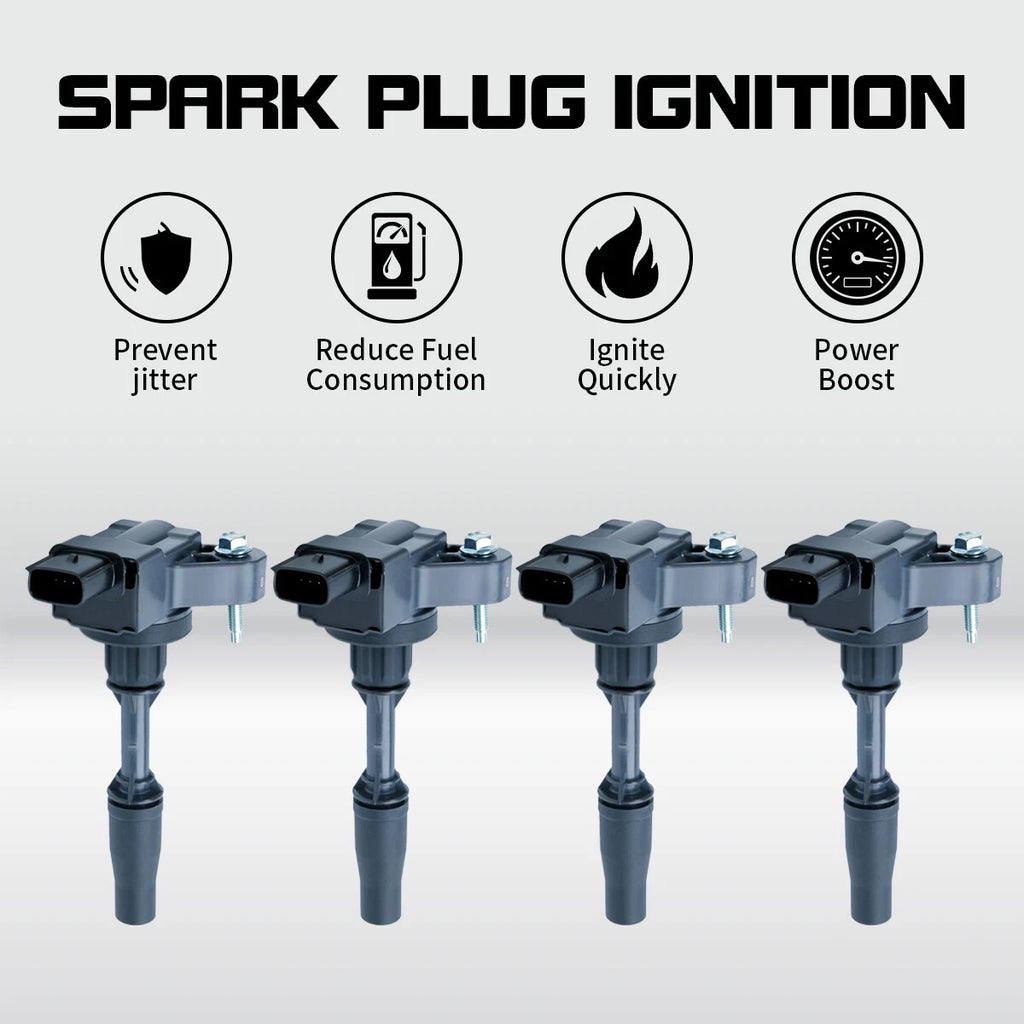 4X Ignition Coil for Chevy Equinox Malibu GMC Terrain Buick Cadillac (2010–2019)