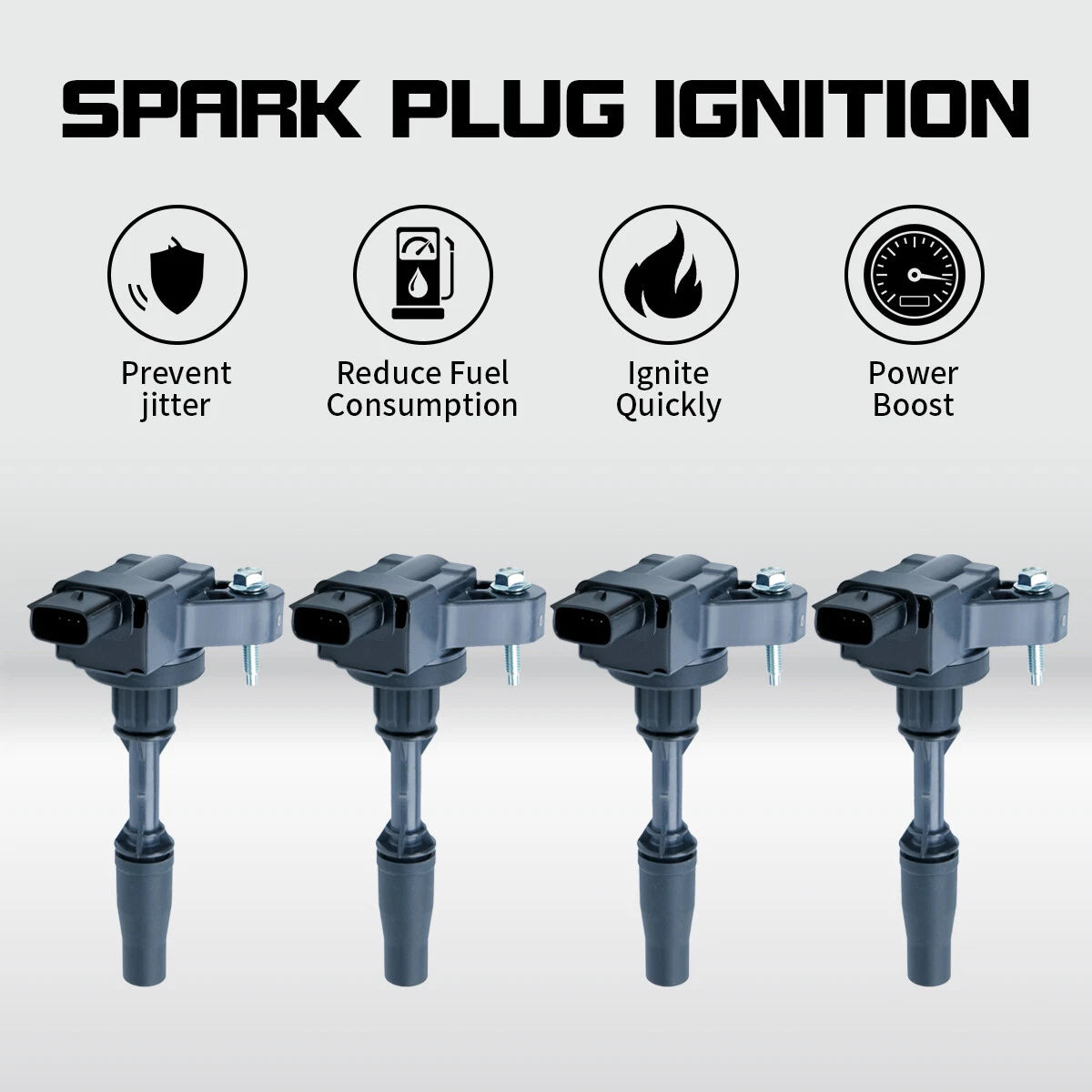 4X Ignition Coil for Chevy Equinox Malibu GMC Terrain Buick Cadillac (2010–2019)