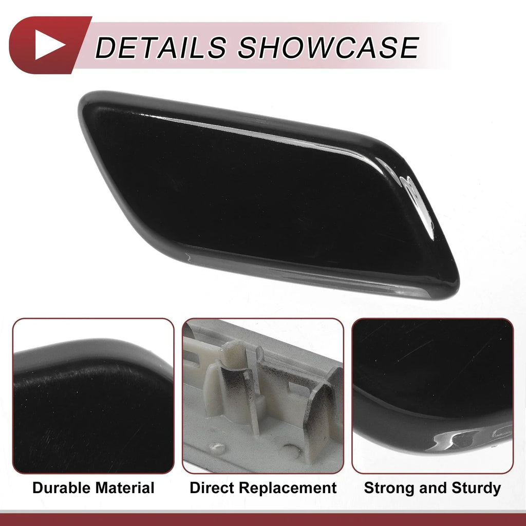 Front Right Washer Nozzle Cover for Lexus LX570 (2013-2015) Black 1 x Cap