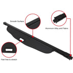 Retractable Rear Cargo Security Trunk Cover for GMC Acadia (2017–2023)