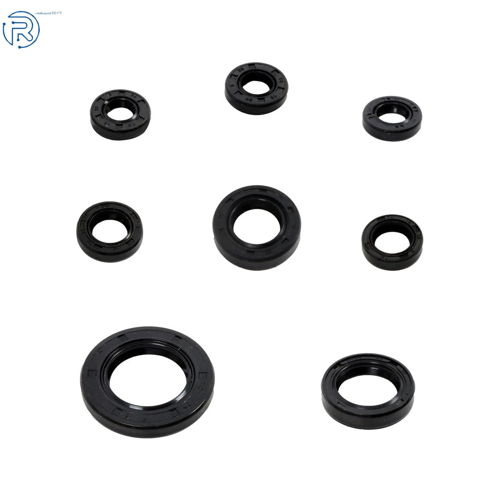 8PCS Engine Oil Seal Kit for Honda TRX350FM Rancher 4x4 (2000–2006)