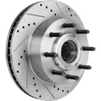 Set of 4 Brake Disc Rotors for Ford F-350 Super Duty (2007–2012)