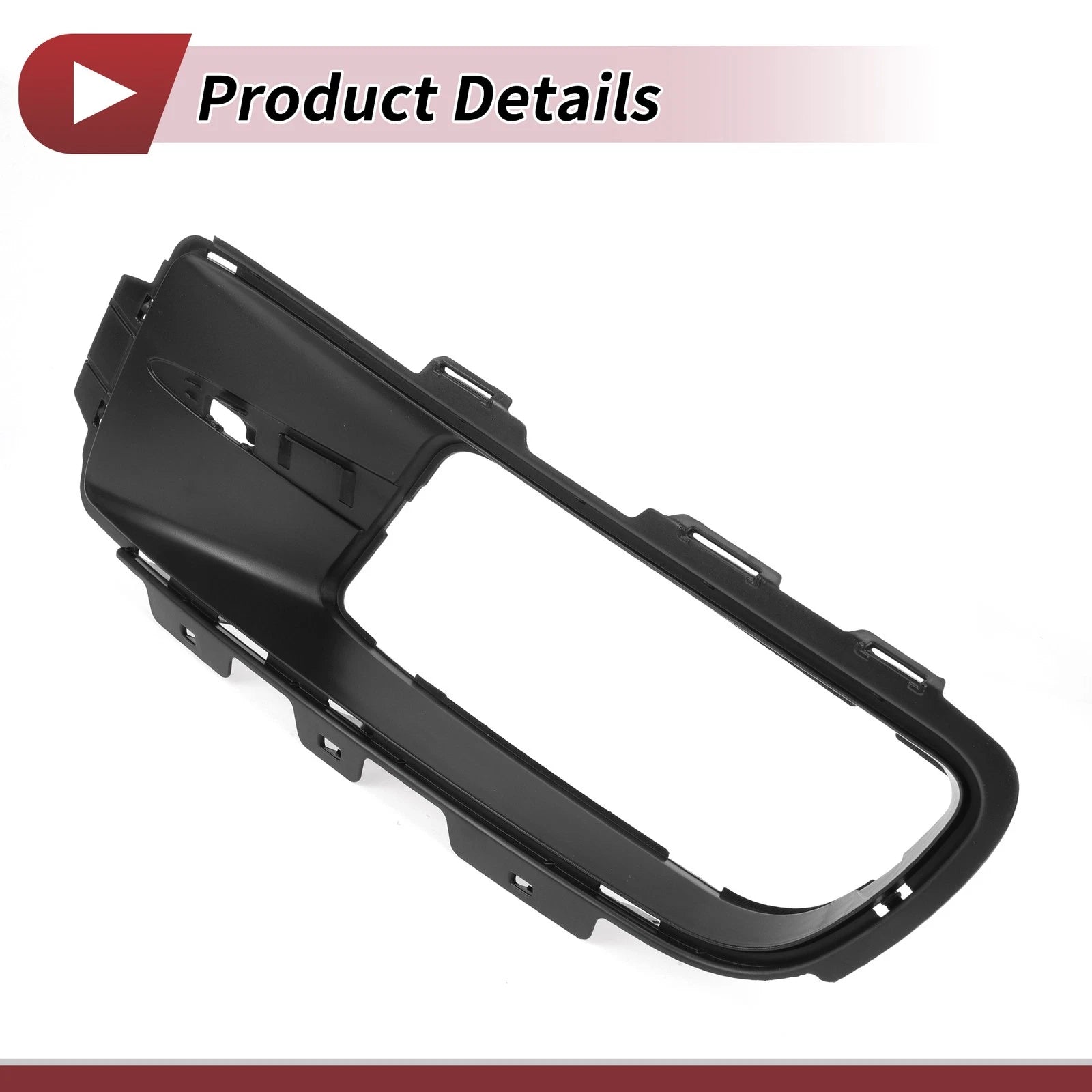 1 Pc Fog Light Grill for BMW X5 (2007–2010) No. 51117172449 Black