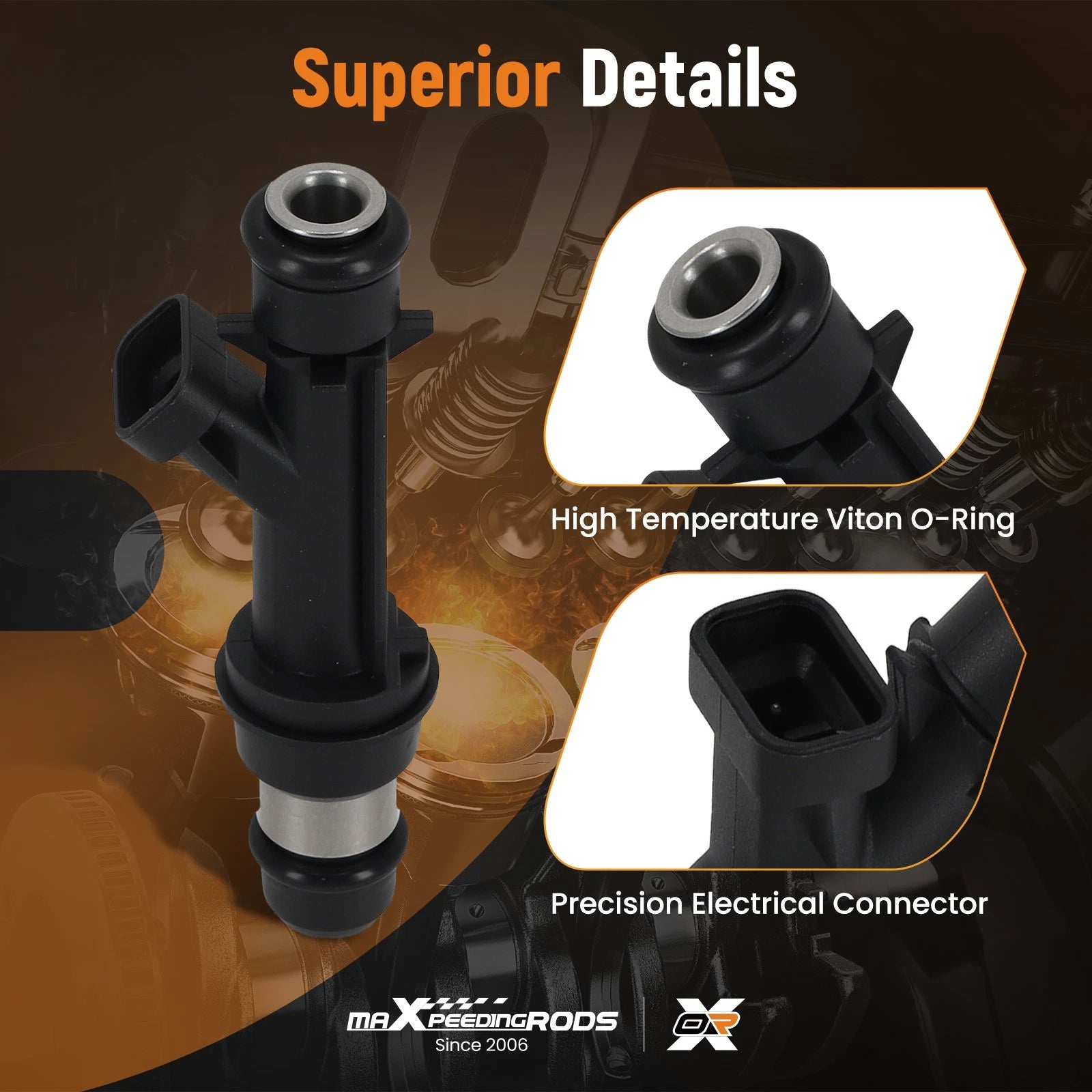 Fuel Injector Set for Pontiac Aztek Grand Am Montana 3.4L (2001–2005)