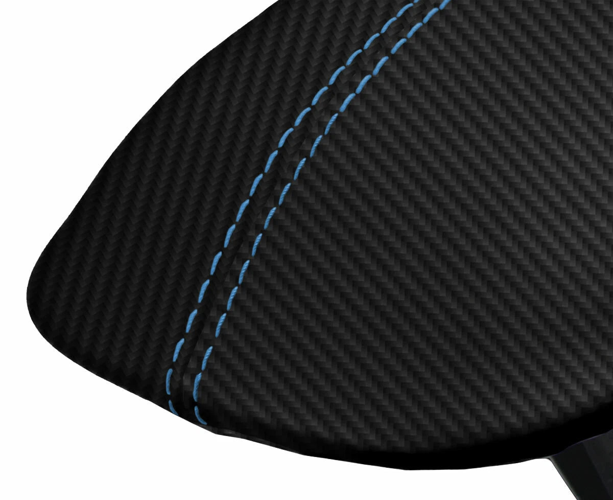 Carbon Fiber Console Lid Armrest Cover for Ford Mustang (2015–2020)