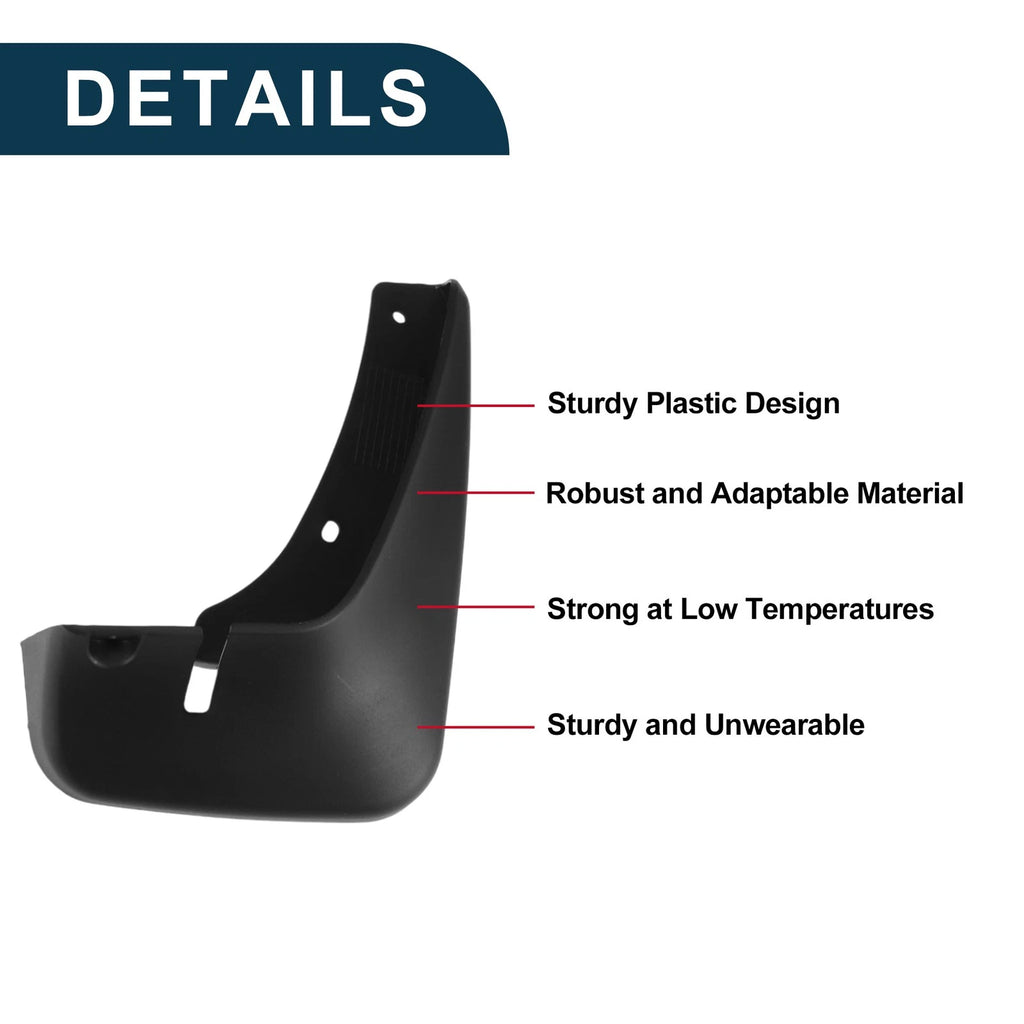 Set of 4 Mud Flaps Splash Guards for Toyota Probox (2002–2017)