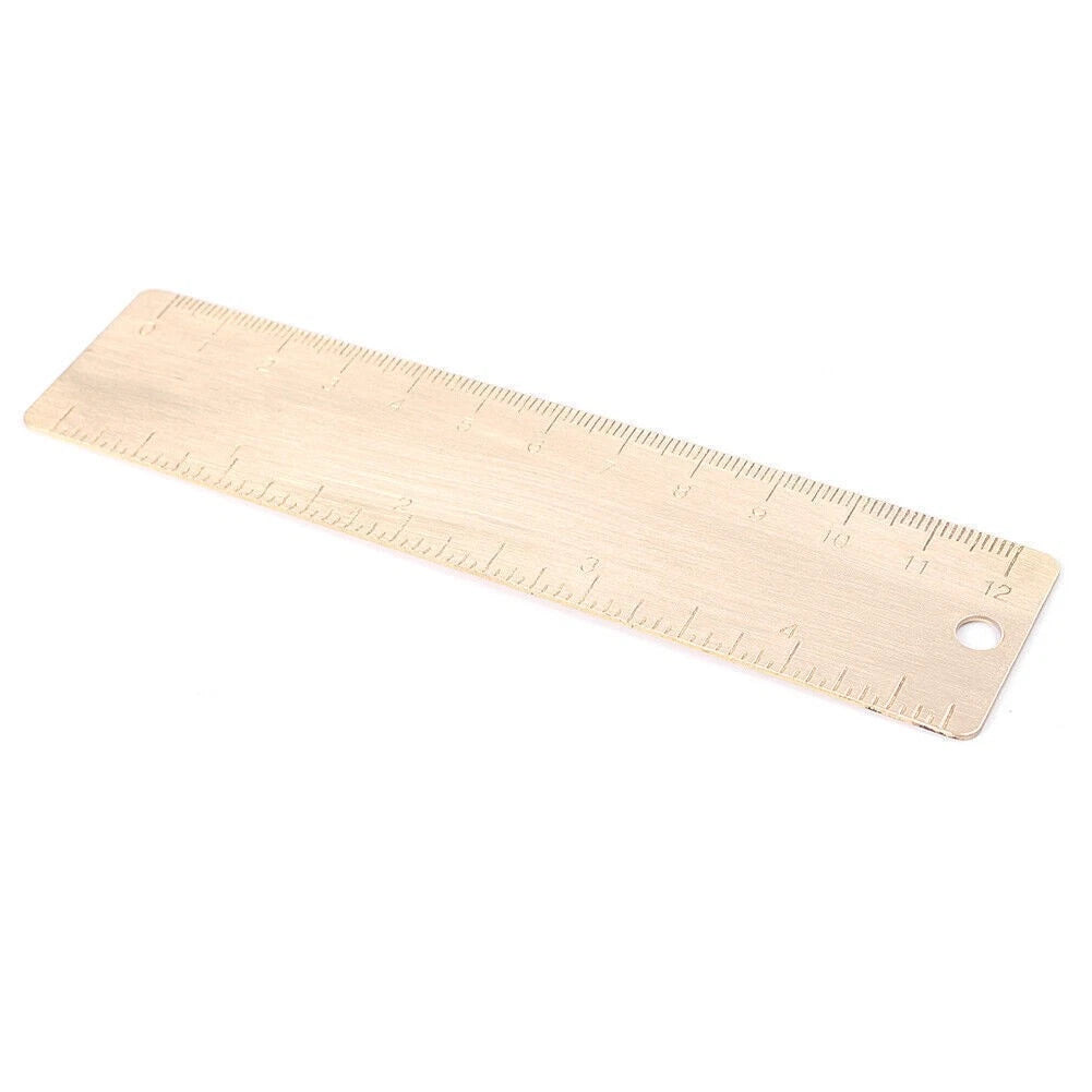 Mini 12CM Brass Caliper Scale Ruler Measuring Tool for
