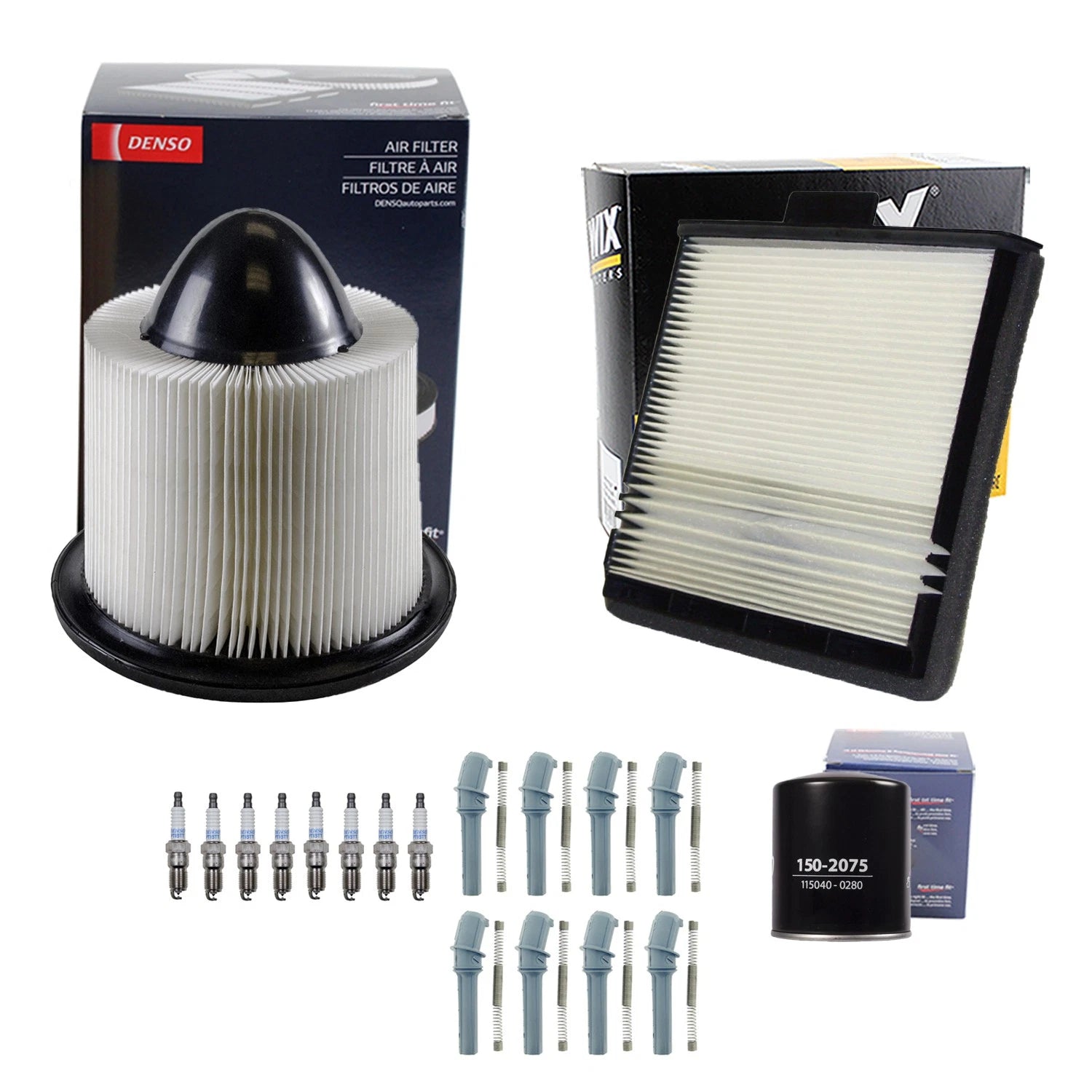 Denso Tune Up Kit NGK 8 Spark Plug & Boots for Expedition F-150 Navigator (1997–2023)