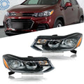 Set of 2 Halogen Headlights for Chevrolet Trax (2017–2020) Chrome