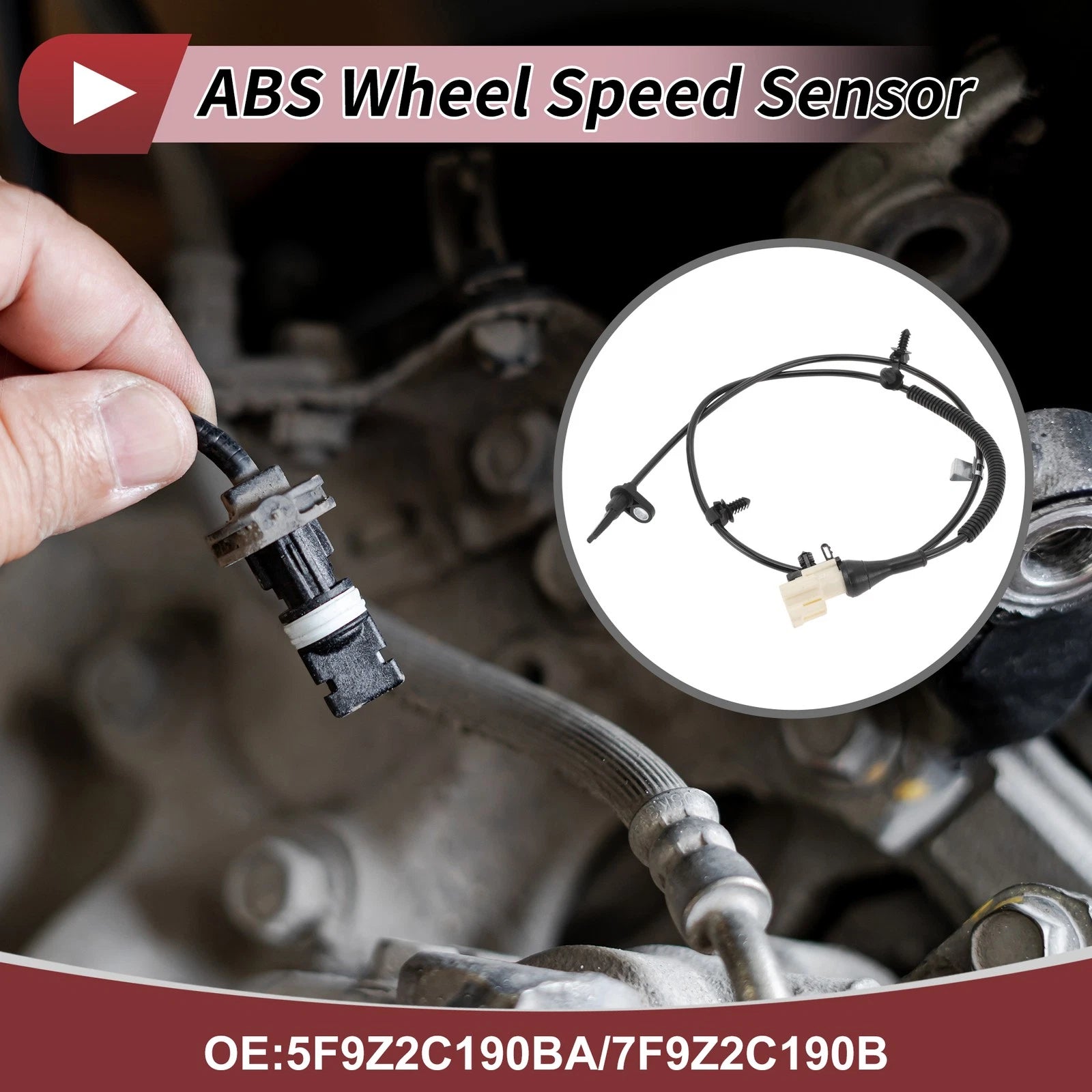 ABS Wheel Speed Sensor No. 5F9Z2C190BA for Ford Freestyle (2005–2007)