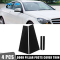 Set of 4 Door Cover Panel Trim Pillar Posts Stickers for Mercedes-Benz CLS 