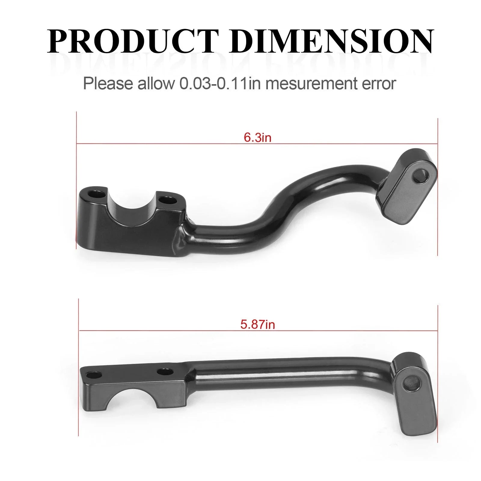 2 x Hand Wind Guard Mounts for Sportsman Scrambler 850 XP1000 (2013–2020)