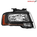 Halogen Headlight for Ford Expedition (2015–2017) Black Right Side