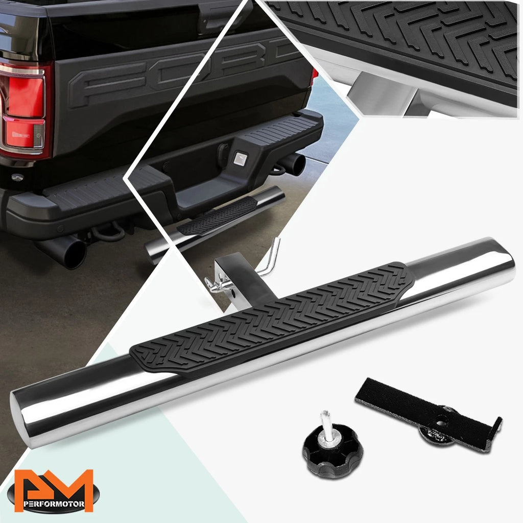 35" Oval Stainless Steel Trailer Hitch Step Bar for Universal Fit (2000–2023)