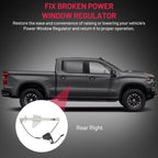 Front Left Power Window Regulator with Motor for Lincoln Navigator (2007–2017)