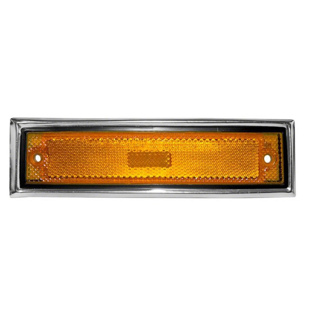 Replacement Chrome Driver Side Front Marker Light Assembly-See Compatible Chart