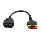 OBD2 Diagnostic Cable Adapter 6 to 16 Pin for Benelli Motorcycle