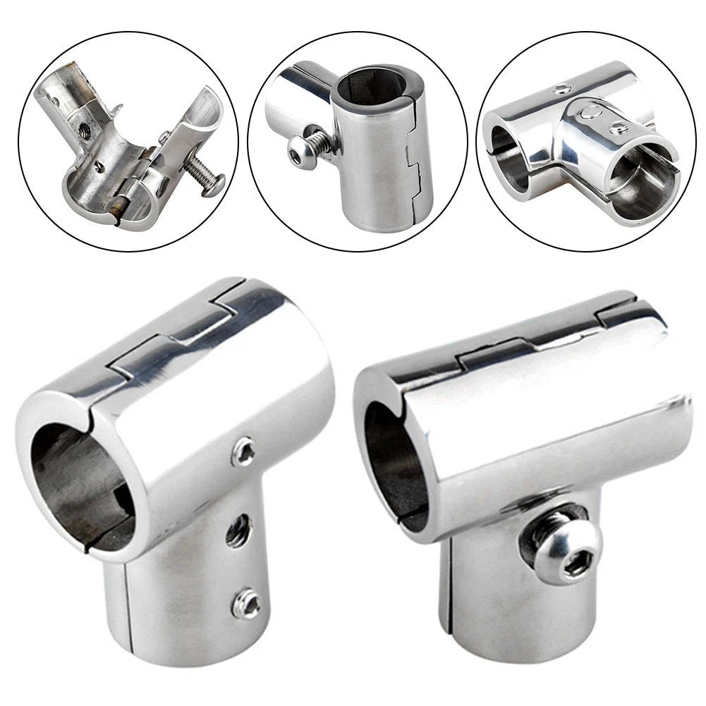 90 Degree Handrail Joint for Marine Fasteners (Compatible with 25mm, 22mm Pipes)