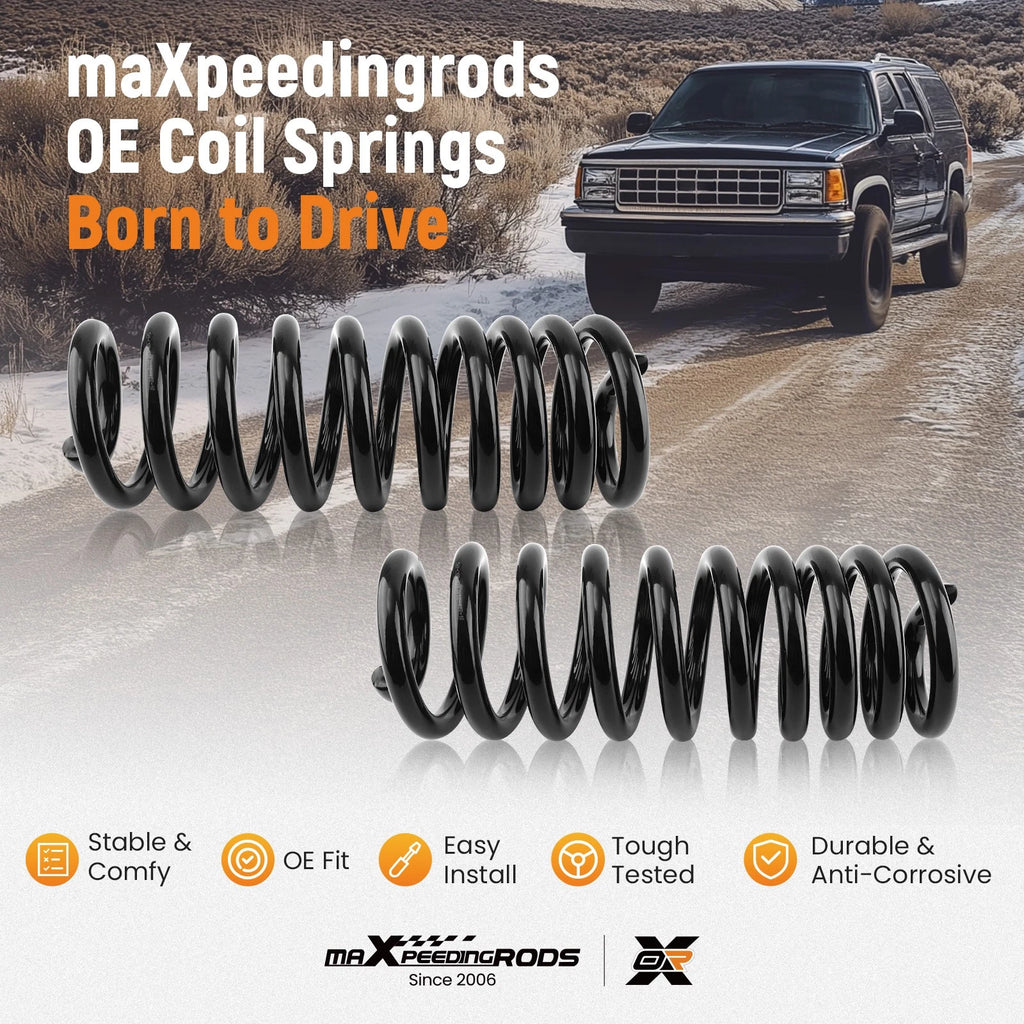 2X Front Coil Springs for Ford F-250 (1980-1996)