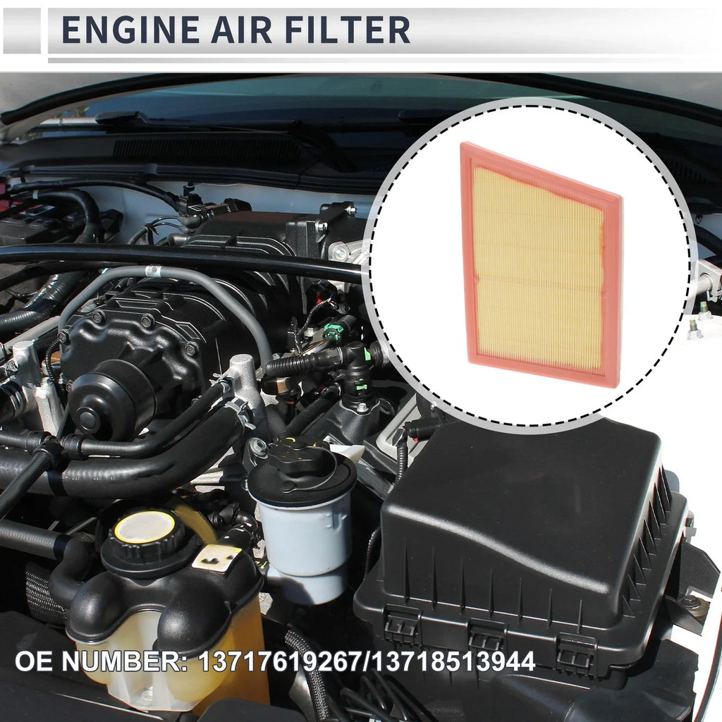 Car Engine Air Filter for BMW X1 2.0L (2016-2022) 1 Pcs
