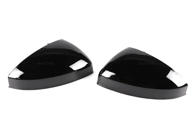 Gloss Black Side Wing Mirror Caps w Lane Assist for Audi TT TTS (2014–2023)