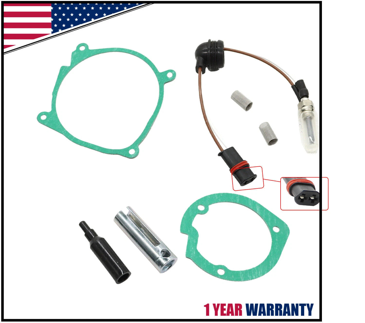 12V Glow Plug Repair Kit for Eberspaecher Airtronic D2 D4 (2KW)