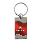 Red Rectangular Wave Keychain - Officially Licensed for Acura RDX
