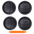 Set of 4 Front Dash AC Heater Air Vents for Ford F-150 (2004–2008) Black