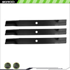 3 Mower Blades for John Deere 72" Deck (AM102401, AM38314, M141786, M80783, M83363)