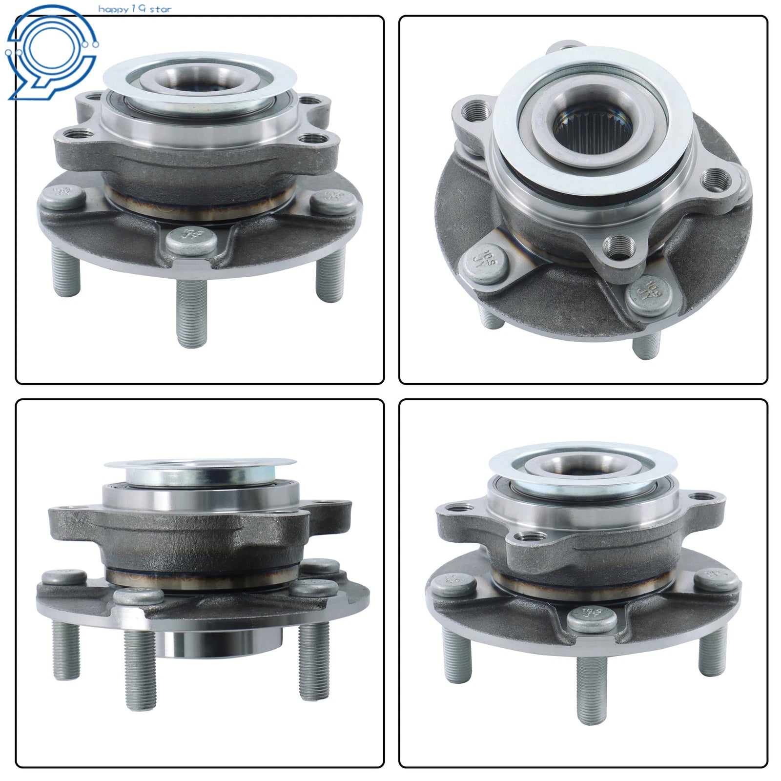 Front Wheel Hub Bearings Pair for Nissan Rogue Select Sentra (2008-2013)