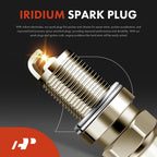 Ignition Coil & 4X Iridium Spark Plugs for Subaru Outback Forester