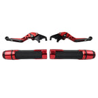Brake Clutch Lever Handlebar Grip Set for Kawasaki Ninja 250 (2008–2012)