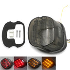 Smoked Layback LED Taillight for Harley Softail Electra Dyna