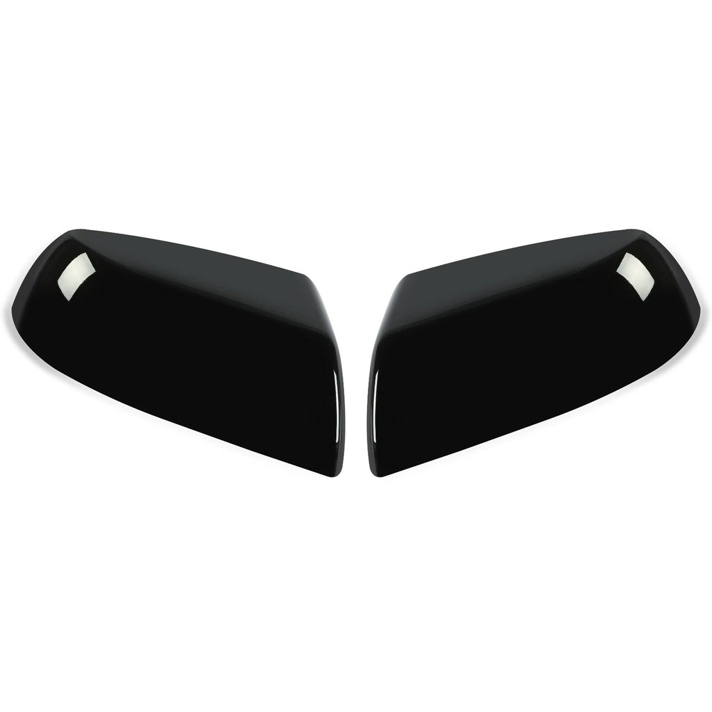 2X Gloss Black Side Mirror Cover Caps for Toyota Tundra Sequoia (2007–2019)