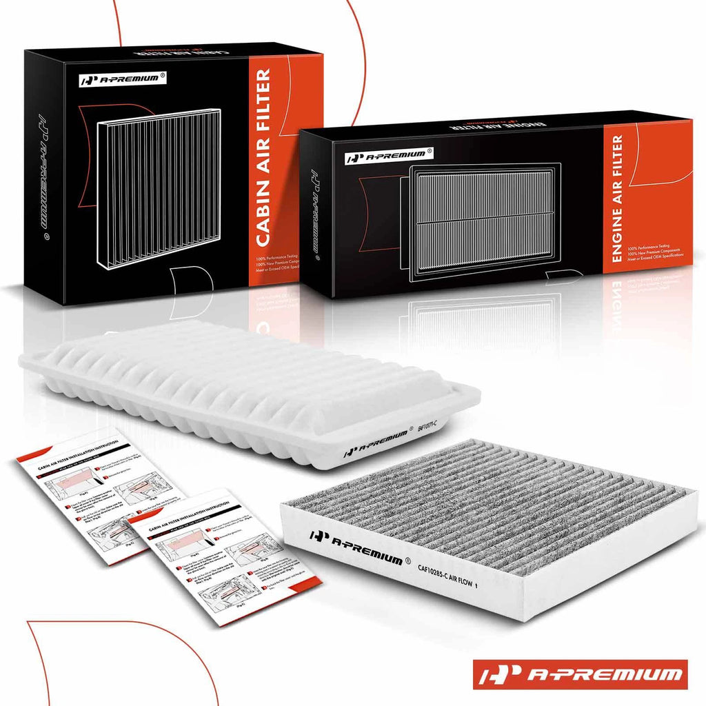 Engine & Activated Carbon Cabin Air Filter for Toyota Camry (2007â2017)