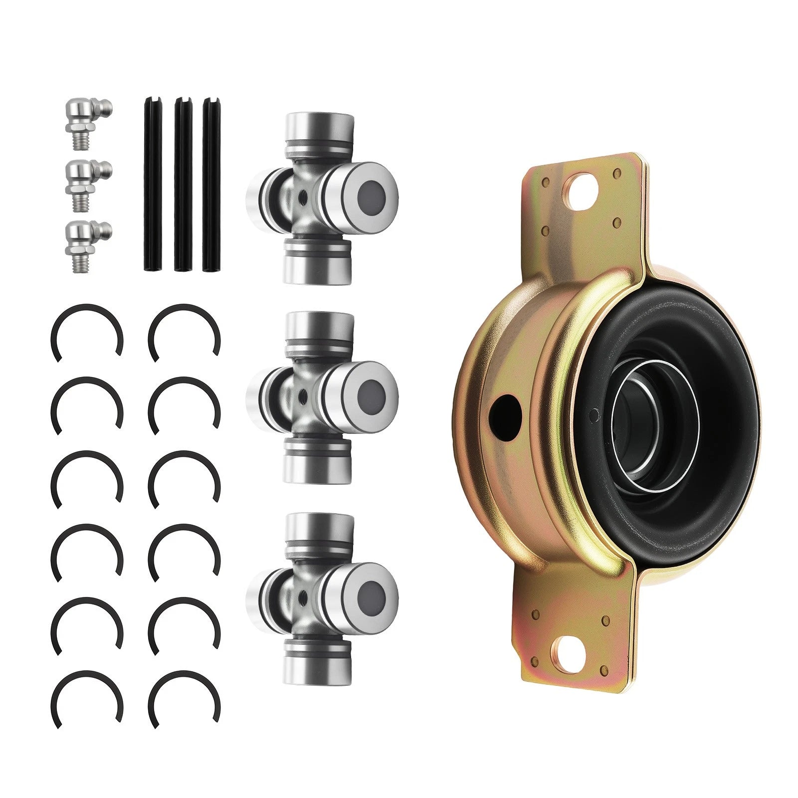 Propeller Shaft Bearing Carrier & U-joints for Polaris Ranger RZR (2011–2023)