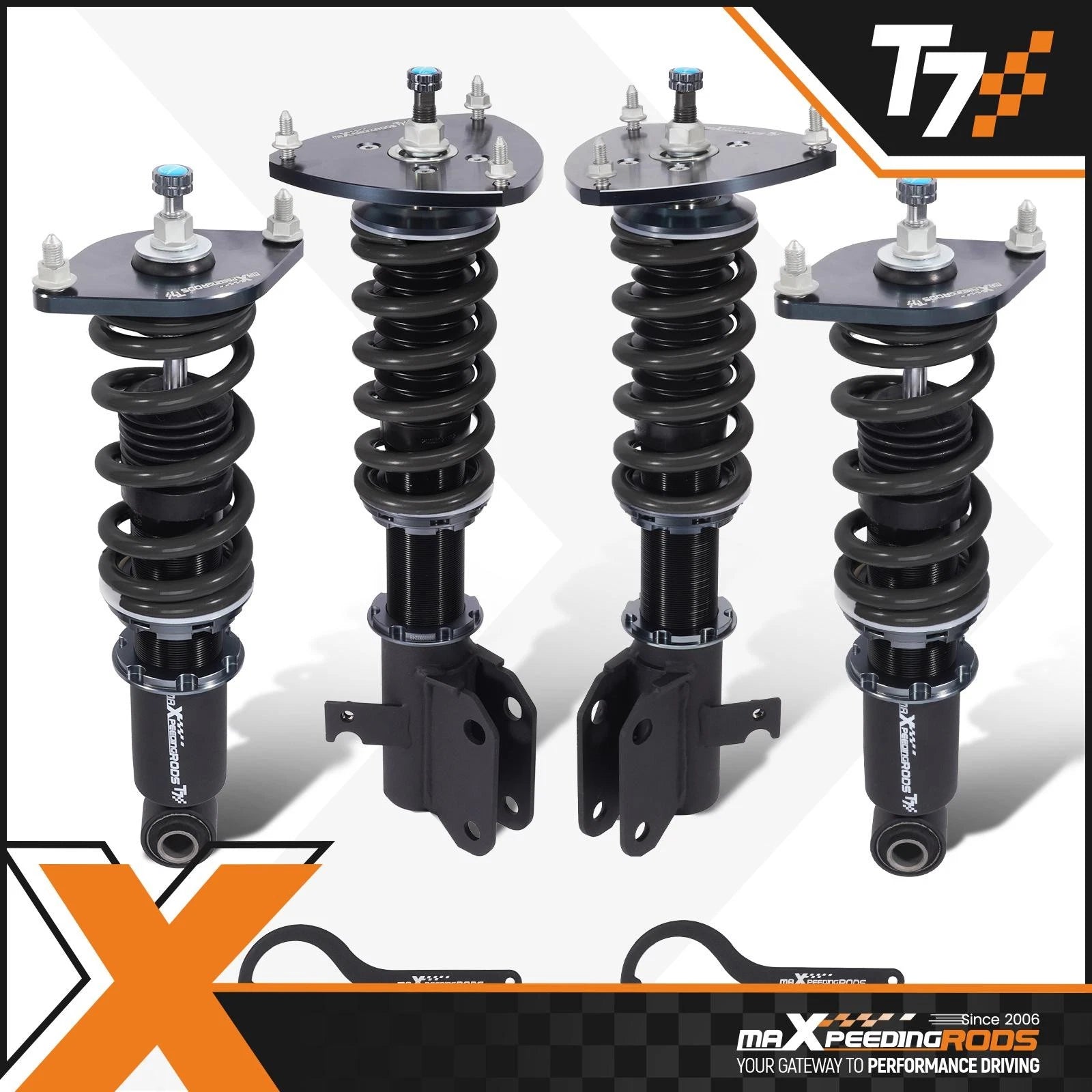 Adjustable Coilovers Lowering Kit for Subaru WRX STI (2015–2021)