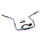 14" Prewired Handlebar for Harley Street Glide/Electra Glide/Ultra (2008–2013) - Chrome