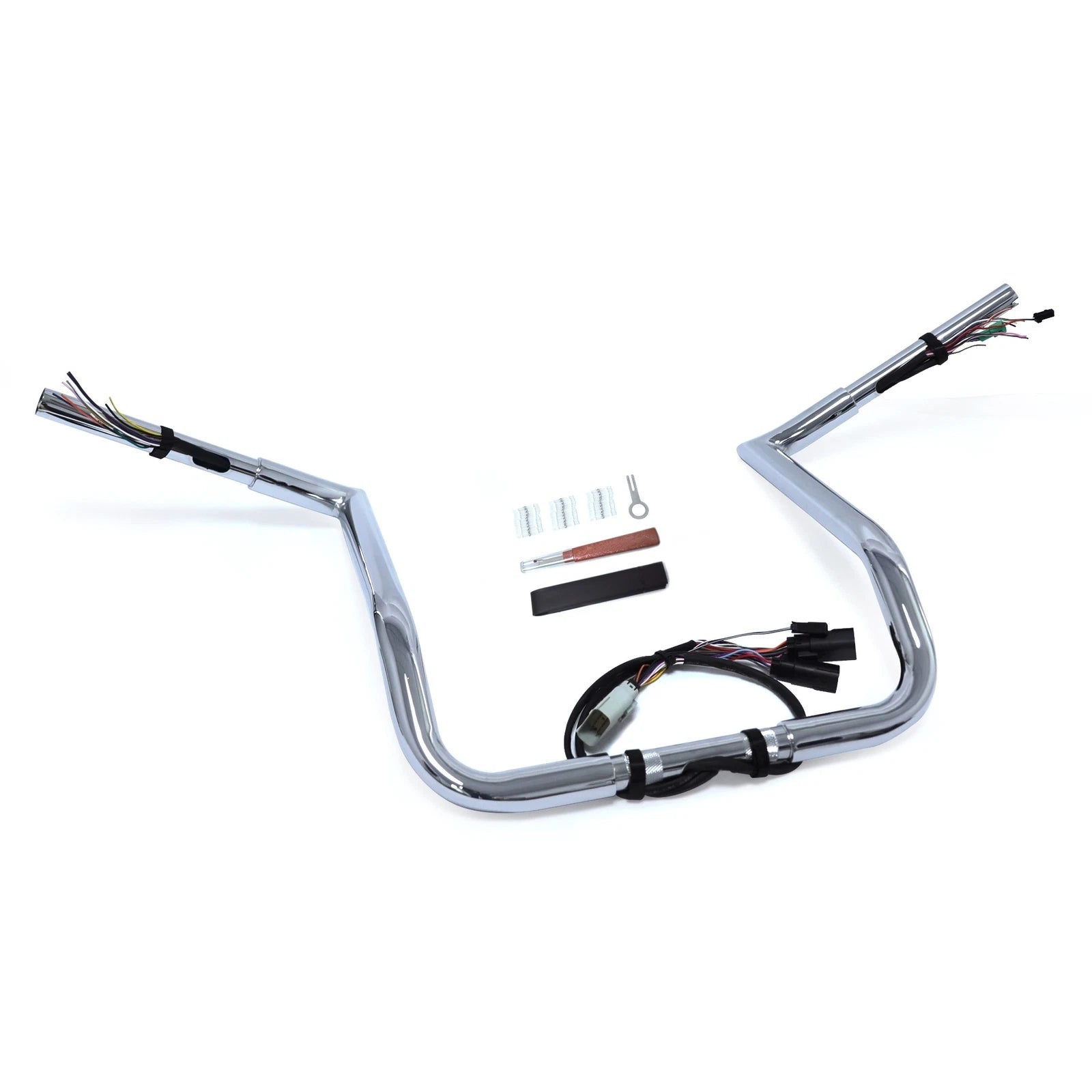 14" Prewired Handlebar for Harley Street Glide/Electra Glide/Ultra (2008–2013) - Chrome