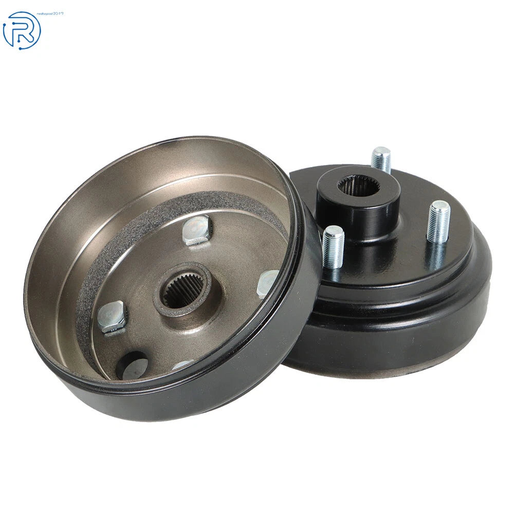 2X Rear Wheel Brake Hub Drum for EZGO RXV (1991–Present)