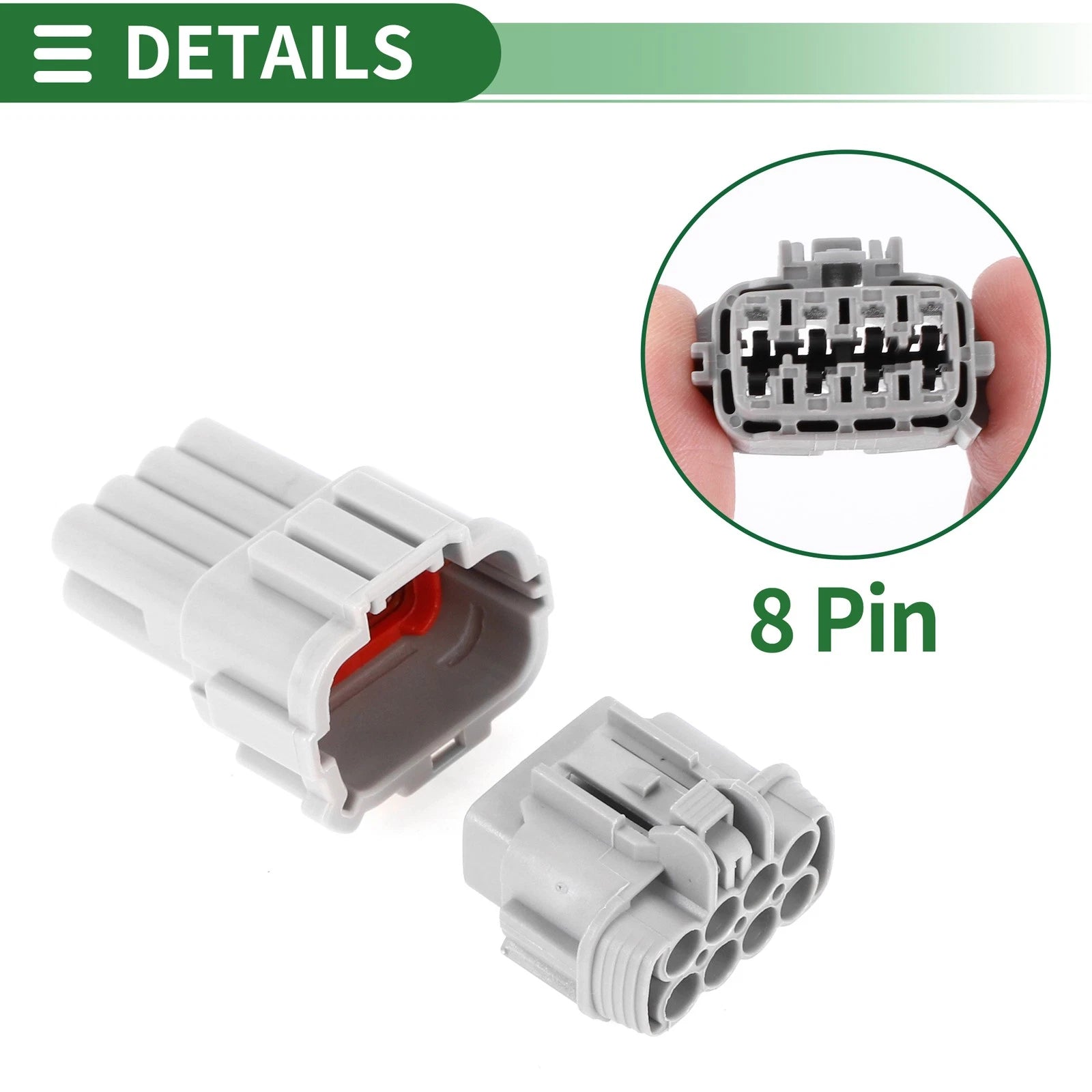 8 Pin Front Headlight Connector Housing for Nissan 