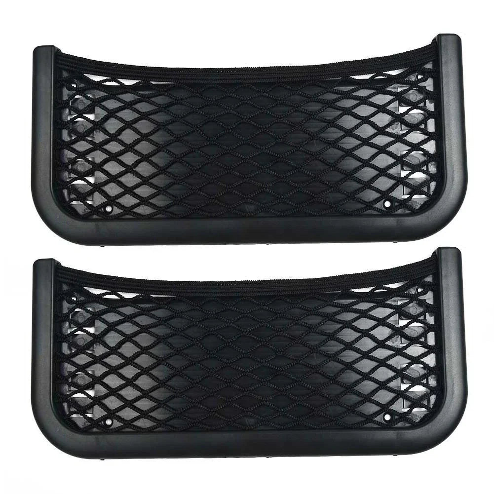 2 x Car Storage Pocket Net Seat Back Holder Organizer Bag Camper Caravan