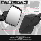 Universal UTV Sideview Mirror Clamp for Roll Cage Bar (1.75/2")