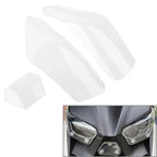 3 x Front Headlight Guard Lens Covers for YAMAHA XMAX250 XMAX300 (2017-2023)