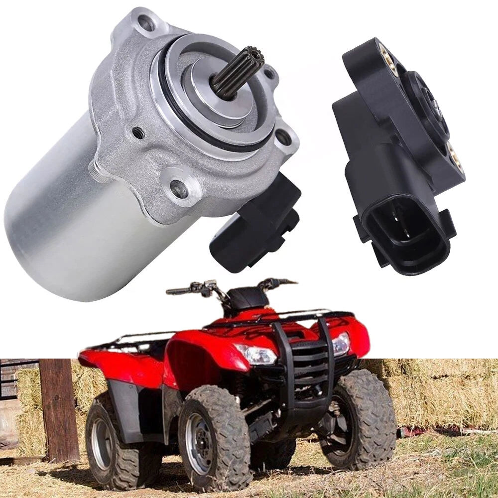 Power Shift Control Motor & Angle Sensor for Honda TRX420FA TRX420FPA (2009–2014)