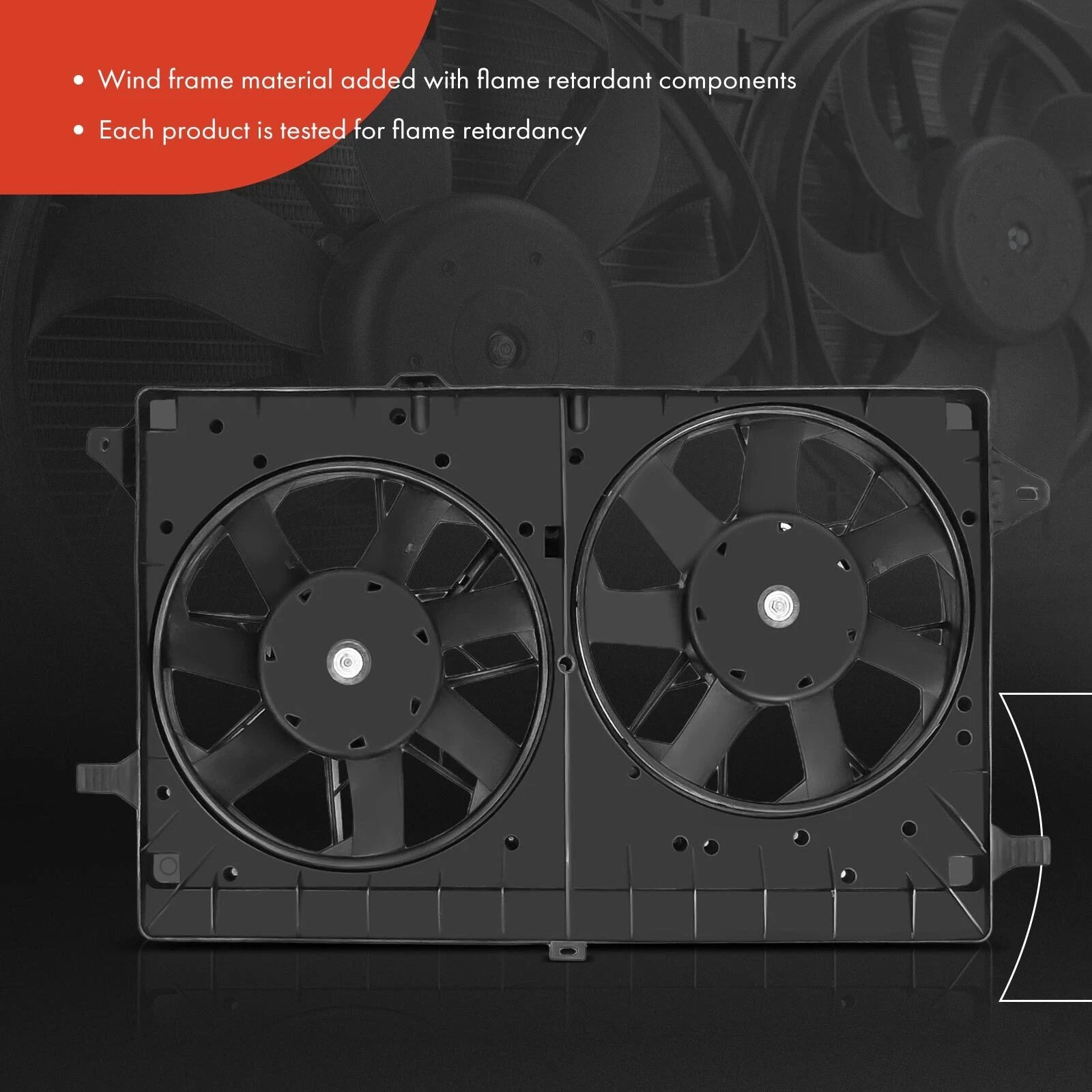 Dual Cooling Fan Assembly for Chevrolet Volt (2011-2015)