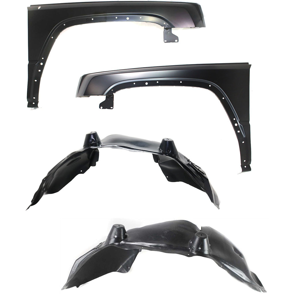 Fender Kit for Jeep Commander (2006–2010) Front Left & Right with Antenna Hole